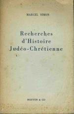 Recherches d'histoire judeo chretienne