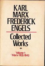 Collected Works, volume 1 karl Marx: 1835-1843. Un volume