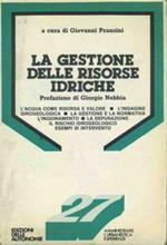 La gestione delle risorse idriche