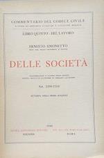 LIbro quinto - del lavoro. Delle Società, art. 2498-2510