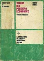 Storia del pensiero economico. Volume secondo