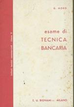 Esame di tecnica bancaria