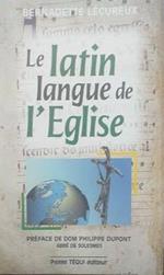 Le latin, langue de l'église