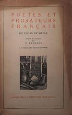 Poètes et prosateurs francais du XVI Au XX siècle