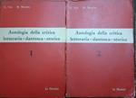 Antologia della critica letteraria dantesca e storica vol I II Dalle origini al quattrocento