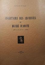 Inventaire des archives du Duché d'Aoste