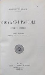 Giovanni Pascoli. Studio Critico