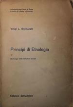 Principi di Etnologia (morfologia delle istituzioni sociali)