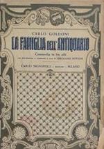 La famiglia dell'antiquario. Commedia in tre atti