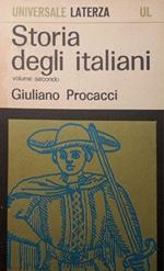 Storia degli italiani (volume secondo)