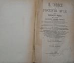 Il codice di procedura civile del Regno D'Italia Volume II