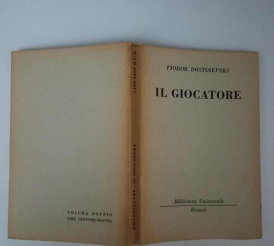 Il Giocatore - Fëdor Dostoevskij - Libro Usato - Rizzoli 