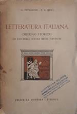 Letteratura italiana - disegno storico dalle origini ai giorni nostri