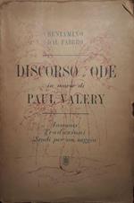 Discorso e ode in morte di Paul Valery