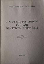 Statistiche del credito per rami di attività economica