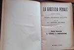 La Giustizia penale . Rivista critica di dottrina, giurisprudenza, legislazione. Volume XLII (II della 5 serie) Parte seconda: Il codice e l'esecuzione