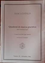 Quaderni di ricerca giuridica della Consulenza Legale della Banca d'Italia. I Cinquant'anni della legge bancaria N. 10