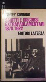 Scritti e discorsi extraparlamentari 1870/1922