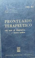 Prontuario terapeutico con note di diagnostica e clinica medica. 1981 - 82