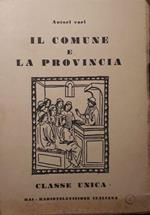 Il comune e la provincia