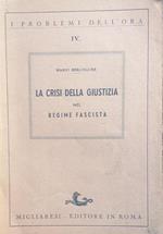 La crisi della giustizia nel regime fascista