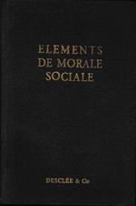 Elements de morale sociale
