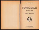 Canto Novo - Primo vere, liriche. Volume doppio, rilegato con due opere