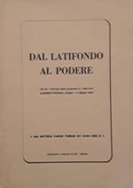 Dal latifondo al podere