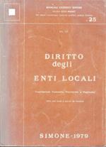 Diritto degli enti locali