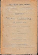 Epitome Iuris Canonici, tomo I, libri I et II Codicis iuris canonici