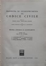 Rassegna di giurisprudenza sul codice civile: Seconda appendice di aggiornamento Tomo III, Libro IV (art. 1173 - 2059)