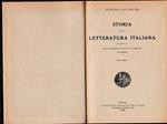 Storia della Letteratura Italiana, due volumi