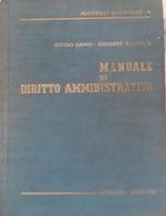 Manuale di diritto amministrativo