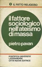 Il fattore sociologico nell'ateismo di massa