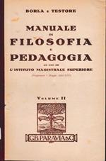 Manuale di Filosofia e Pedagogia, volume secondo