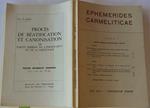 Ephemerides Carmeliticae. Annus XXIV. Volume I
