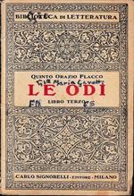 Le  odi, libro terzo