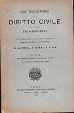 Corso teorico-pratico di Diritto Civile, vol. IX