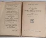 Antologia della storia della musica. Volume 1. Dalla Grecia antica al Settecento