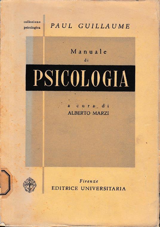 Manuale di psicologia - copertina