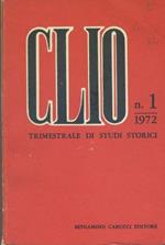 Clio. N.1 1972. Trimestrale di studi storici