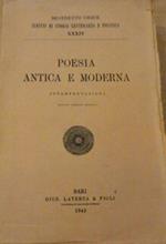 Poesia Antica E Moderna