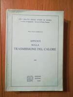 Appunti sulla trasmissione del calore