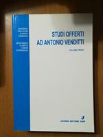 Studi offerti ad Antonio Venditti