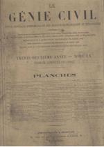 Le  Génie Civil. Revue générale hebdomadaire des industries francaises et étrangères (premiere semestre 1911-1912)