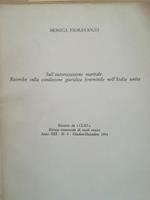 Sull'autorizzazione maritale. Ricerche sulla condizione guiridica femminile nell'Italia Unita