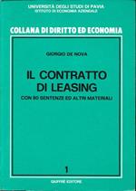 Il contratto di leasing. Con 80 sentenze ed altri materiali