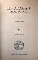 Il Cracas - Diario di Roma - Volume V - 1891-1892