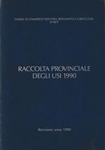 Raccolta provinciale degli usi 1990