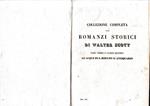 Romanzi storici di Walter Scott, tomo III-parte seconda. Contenente: Le acque di S. Ronano/L'antiquario
